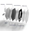 DEQORI Glasbild Echtglas 55x48 cm 'Brüllender Löwe' Produktbild-Vorschau 6