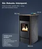 Nemaxx P9 Poêle à pellets Poêle à pellets 11kW Poêle à Voir les images du produit 4