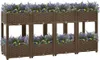 vidaXL Hochbeet 160x40x71 cm Polypropylén Náhľad obrázku produktu 2