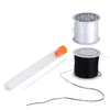 0,8 mm 50 m elastická niť na náramky s ihlou na výrobu Náhľad obrázku produktu 5