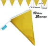 Goodymax® Wimpelkette 10 m Gold Produktbild-Vorschau 2