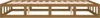 vidaXL Postel z masivu Honey Brown 200x200 cm Náhled obrázku produktu 5
