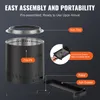 Diagram showing the components of a portable fire pit and its accessories. Anteprima dell’immagine prodotto