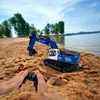 Zdalnie Sterowana Koparka RC Kaliwoer 1:18 [niebieska Podgląd zdjęcia produktu 2