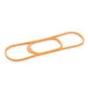 An orange gasket or seal on a white background. Produktbild-Vorschau