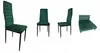 ModernHome LR-1494 Set mit 4 Esszimmerstühlen VELVET, grün Produktbild-Vorschau 4