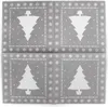 Sovie HOME Weihnachtsserviette White Tree in Silber aus Produktbild-Vorschau 4