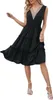 ASKSA Robe d'été femme dentelle col V sans manches Robe de Voir les images du produit 1