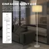 HOMCOM Stehlampe, Stehleuchte mit E27 Fassung, mit Produktbild-Vorschau 7