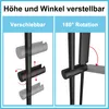 Asta doccia JOHO in acciaio inox da 70 cm con supporto per Anteprima dell’immagine prodotto 10
