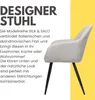 ALBATROS Esszimmerstühle 2er Set SILA, Beige - Modern und Produktbild-Vorschau 6