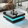 Merax Table basse avec éclairage LED incl. télécommande, Voir les images du produit 1