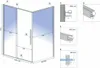 Cabina Doccia Rea Solar Gold 90X120 Anteprima dell’immagine prodotto 7
