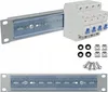 Napäťový rozvádzač RACK 10" 1U//0/11xS DIN TS35/TH35 Náhľad obrázku produktu 1