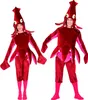 Costume da calamaro e polpo rosso Anteprima dell’immagine prodotto 1