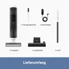 An image showing the components of a MOVA K20 wet and dry vacuum cleaner, with labels in German. Produktbild-Vorschau