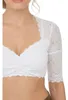 MarJo Dirndlbluse WOLLBACH Kurzarm Weiß, individuell Produktbild-Vorschau 2