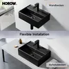 HOROW Wandmontage Waschbecken Bad Hänge- oder Produktbild-Vorschau 2