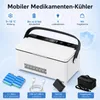 Tragbarer Insulin Kühlschrank, 2–8°C, LED Touch Display, 2x Produktbild-Vorschau 2