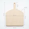 Tavola di legno per pizza da forno grande 43 x 32 cm Anteprima dell’immagine prodotto 6
