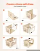 VEVOR Hamsterkäfig Nagerkäfig Nagarium Hamstergehege Holz Produktbild-Vorschau 6
