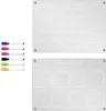 Transparentný magnetický chladničkový kalendár, týždenný Náhľad obrázku produktu 1