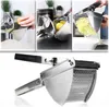 com-four® Kartoffelpresse aus rostfreiem Edelstahl, Produktbild-Vorschau 2