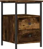 vidaXL Noční stolky 2 ks. Kouřový dub 34x35,5x50 cm výrobek Náhled obrázku produktu 5