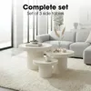 Mica Decorations Lux stolik pomocniczy – zestaw 3 sztuk – Podgląd zdjęcia produktu 4