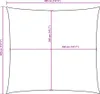 vidaXL Sonnensegel Oxford-Gewebe Quadratisch 4x4 m Creme Produktbild-Vorschau 8