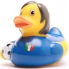 Badeente Italian Football Vinyl 7,5 cm Produktbild-Vorschau 1