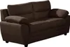 Sofa 2-Sitzer - Stoff - Braun - MANOA Produktbild-Vorschau 3