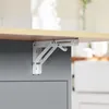 Detailansicht des Ausziehmechanismus der SoBuy Kücheninsel FKW129-HG mit Holzoberfläche Anteprima dell’immagine prodotto