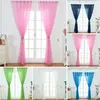 Moderner glänzender Stern transparent Tüll Voile Vorhang Produktbild-Vorschau 2