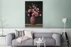 MuchoWow® - Leinwandbilder - Farben - Blumen - Vase, Produktbild-Vorschau 2
