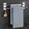 Handtuchhalter ohne Bohren, doppelt 43,5 cm, Edelstahl, Produktbild-Vorschau 2