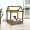 The Living Store Hundebett Honigbraun 61x50x70 cm Produktbild-Vorschau 3