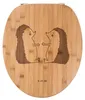 Mr. & Mrs. Panda Toilettendeckel Igel Liebe - Transparent - Produktbild-Vorschau 1