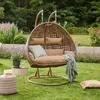 HOME DELUXE - Hängesessel TWIN - Braun, Höhe 195 cm - inkl. Produktbild-Vorschau 4