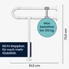 flexilife WC Stützgriff zu Wandmontage - Stützhilfe Produktbild-Vorschau 3