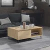 vidaXL Couchtisch Sonoma-Eiche 90x60x35 cm Holzwerkstoff -  Produktbild-Vorschau 2