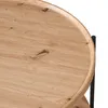 Kondela Konferenční stolek Lapis - dub artisan / černá Náhled obrázku produktu 2