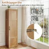 COSTWAY, armoire haute à 4 étagères, meuble de rangement Voir les images du produit 6