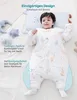 Baby Schlafsack Winter mit Füßen und Langarm 1,5TOG Produktbild-Vorschau 3