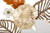 Mauro Ferretti Wandpaneel Blumenstrauß Gold Weiß 50,8x7x87 Produktbild-Vorschau 2