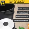 Karl Krüger 22016TH Aluguss-Topf Leipzig mit Glasdeckel und Produktbild-Vorschau 3