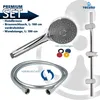 tecuro Brauseset Komfort-100 - mit 3 Funktionen Handbrause, Produktbild-Vorschau 3