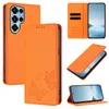 Lederhülle für Oukitel C68, Schmetterling Prägung Leder Produktbild-Vorschau 2