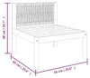 vidaXL 5-tlg. Garten-Lounge-Set mit Kissen Cremefarbenes Produktbild-Vorschau 8