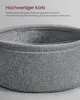 VASAGLE Couchtisch rund,  Wohnzimmertisch mit Korb aus Produktbild-Vorschau 7
